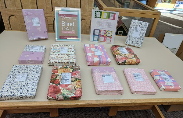 Blind Date with a Book table