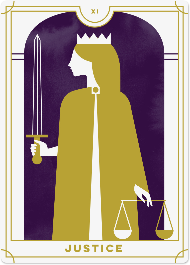 Tarot Card of Justice