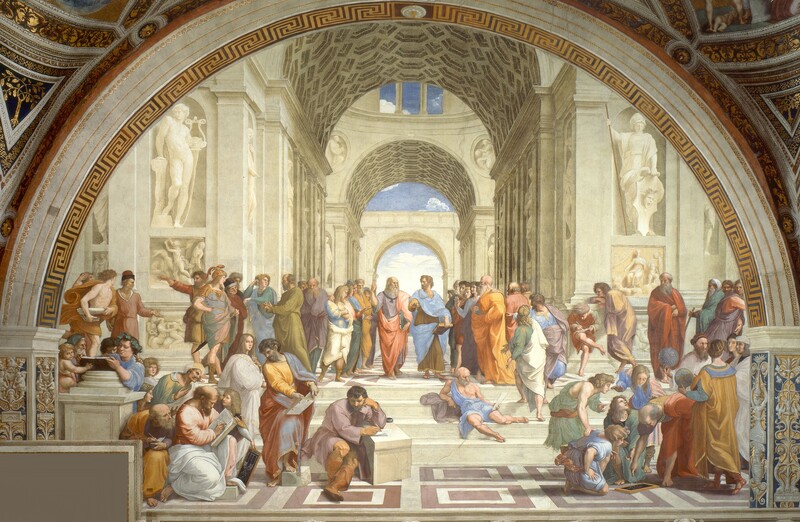 School of Athens painting by Raphael