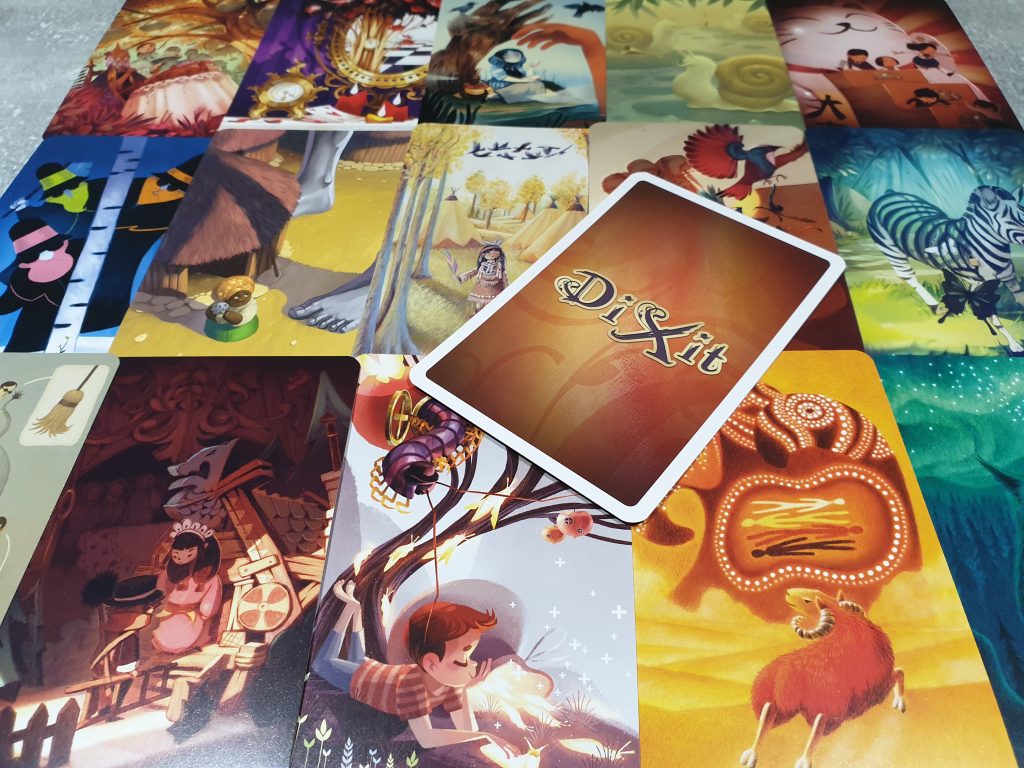 Cards from the game Dixit