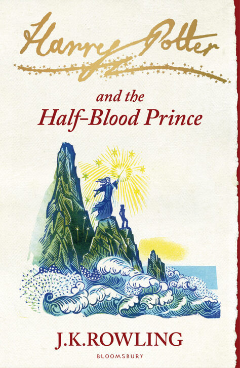 Bloomsbury cover of Harry Potter and the Half-Blood Prince