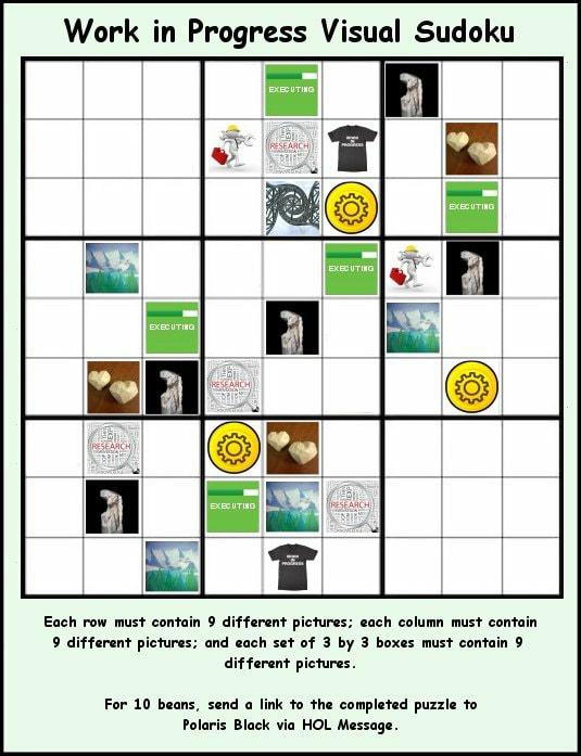 Visual Sudoku puzzle