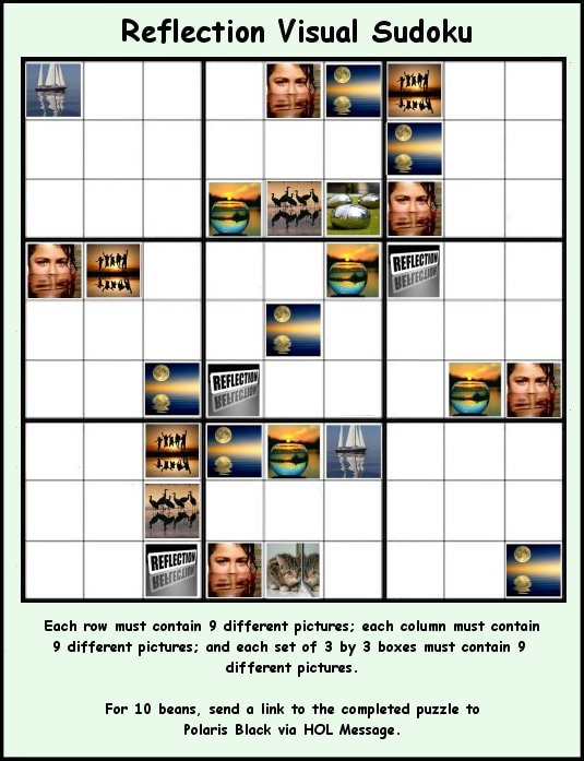 Visual Sudoku puzzle